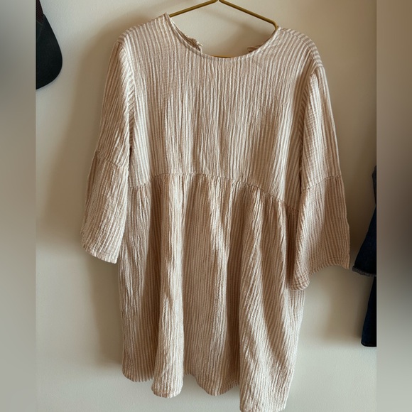 Rylee + Cru Dresses & Skirts - Rylee + Cru Tan Striped Dress